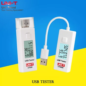 VIENETO UT658/UT658B USB Testeris; Mobiliojo ryšio Telefono/Notebook/Mobile Galia/Įtampa Srovės Stebėti